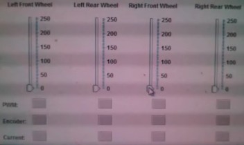 Adjusting Wheel Speeds...